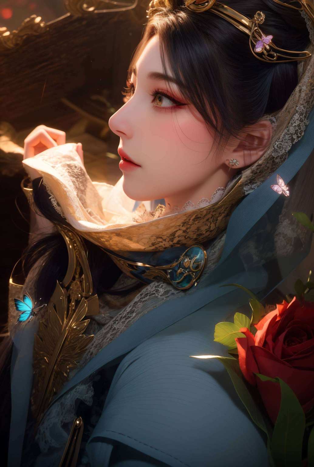 她的壁纸一触屏幕