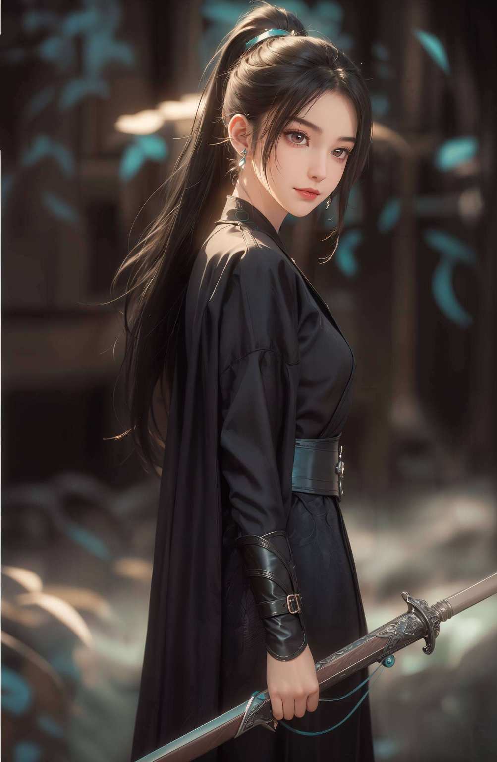 更是无数电脑壁纸上的宠儿她的眼神里藏着深深的玄幻秘密