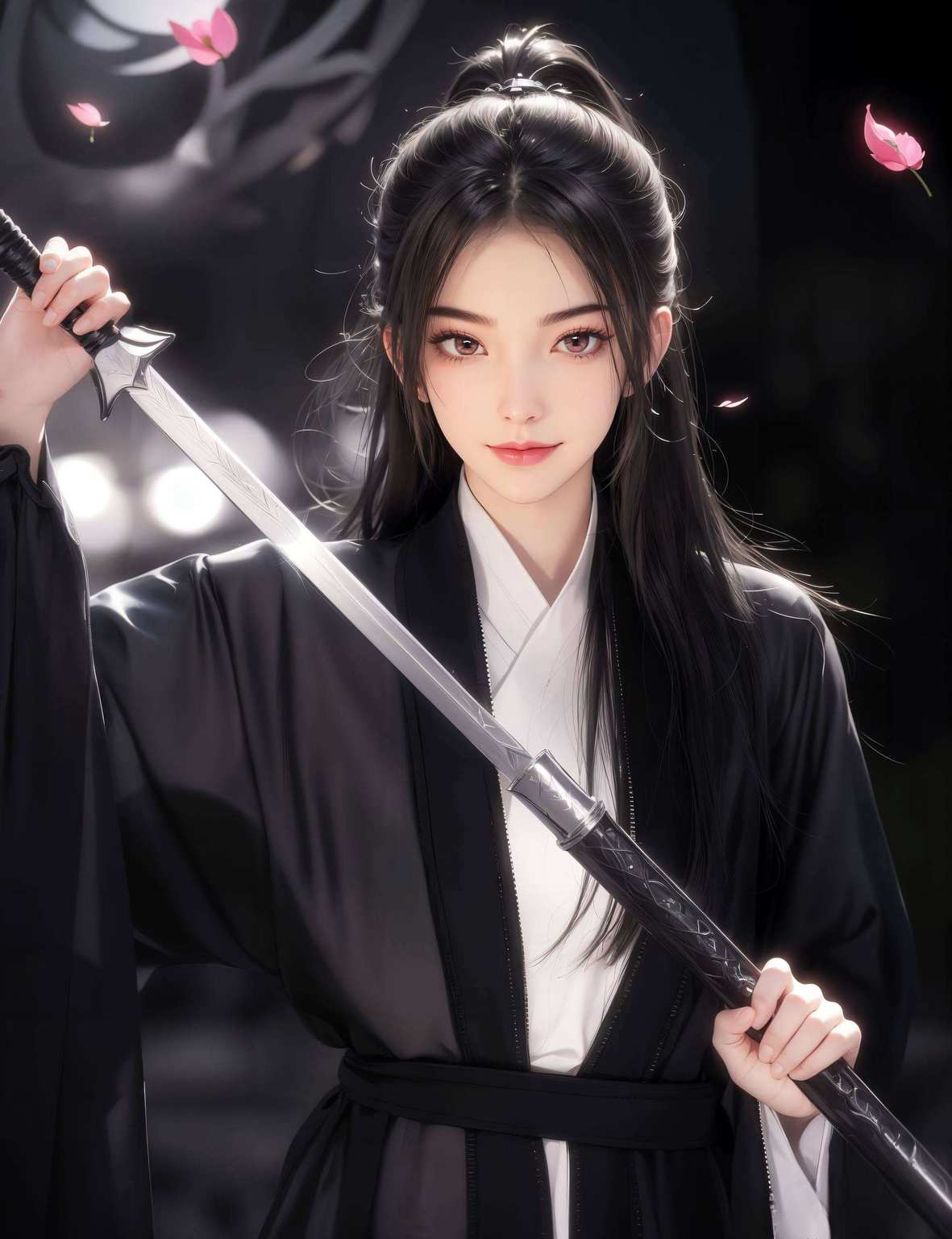 壁画之内美女映屏