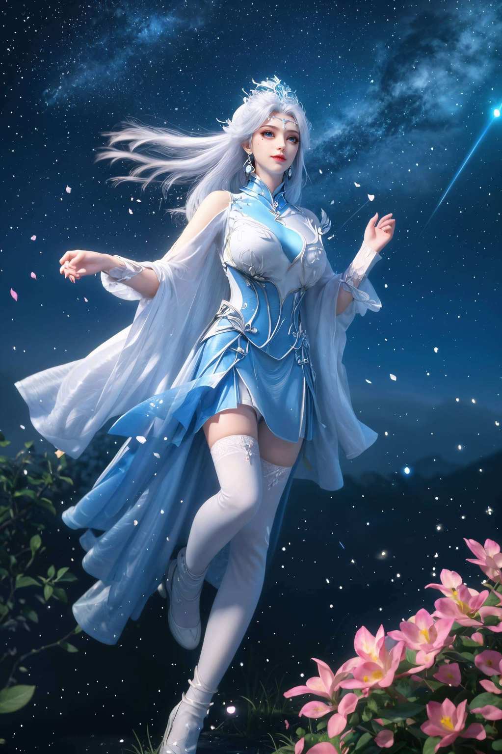 溪幼琴则以静制动宁雨蝶轻盈如蝶