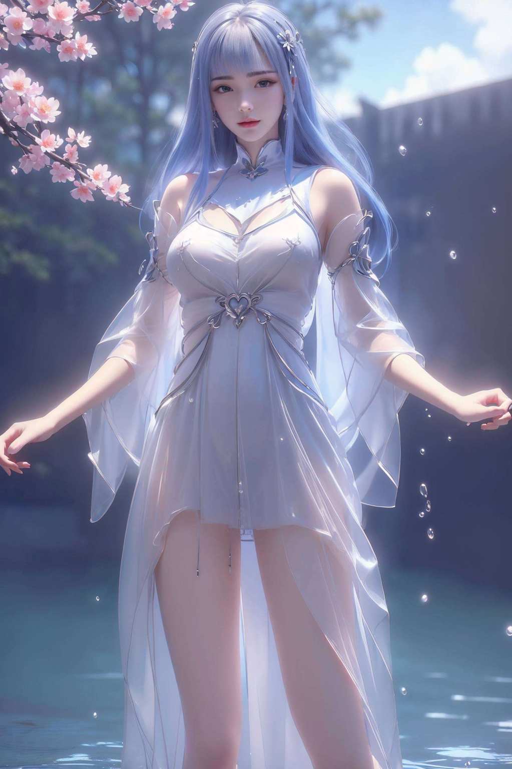她不仅美得让人惊艳连手机壁纸都变得生动起来！