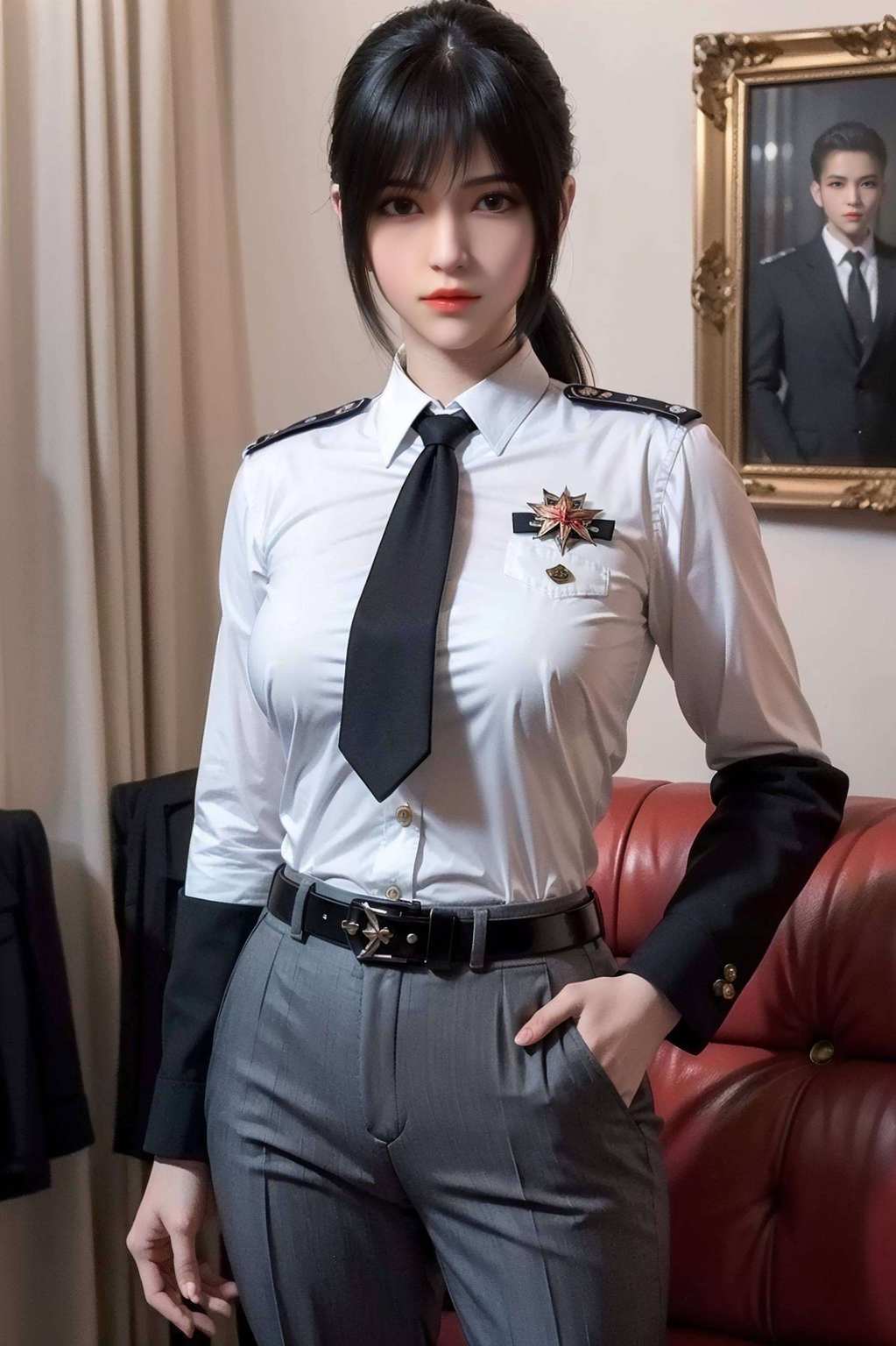 她的魅力如壁纸般绚丽夺目宛如玄幻故事中的美丽传说