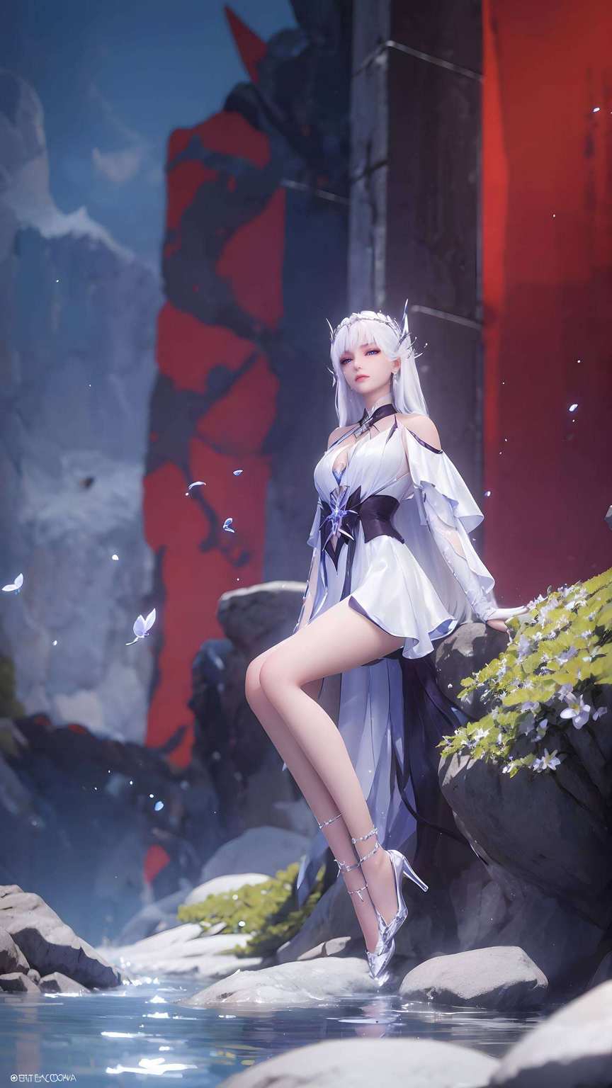 画中之人宛若仙子下凡