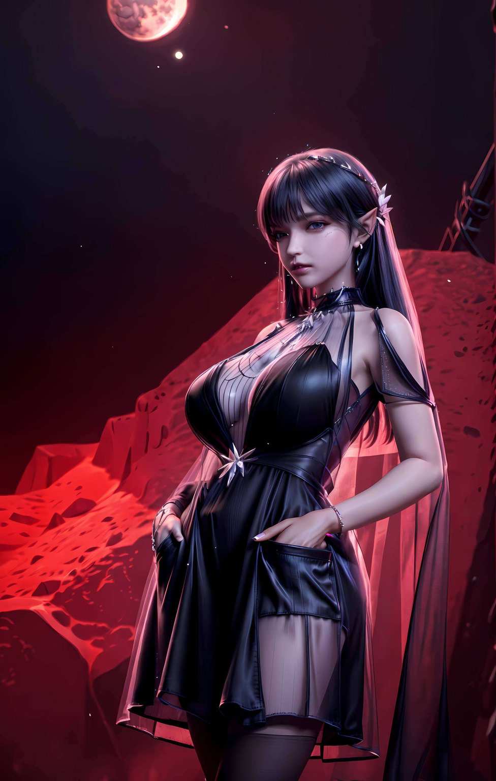她的风采犹如壁画中的精灵来自国漫巅峰之作《神印王座》的绝世美女