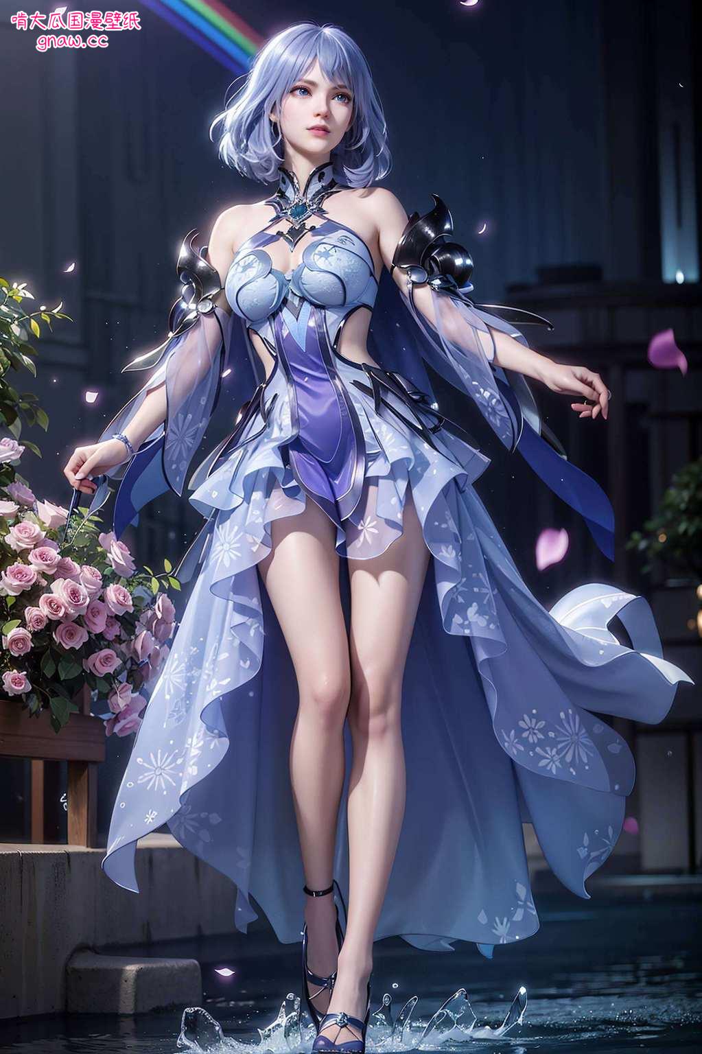 水冰儿她的眼神犹如冬日里的星辰