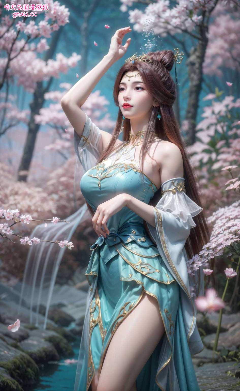 嘿嘿就是那位从《百炼成神》中走出来的美娇娘——苏灵韵！她不仅美得让人舔屏