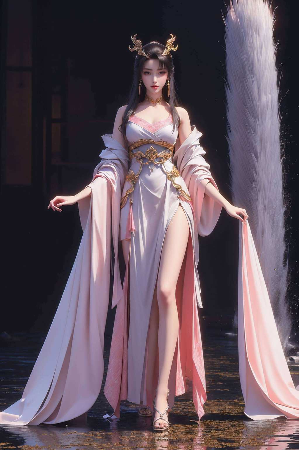 天狐仙子优雅飘逸这可是集梦幻与唯美于一身的绝美壁纸！天狐仙子超清图片壁纸大全