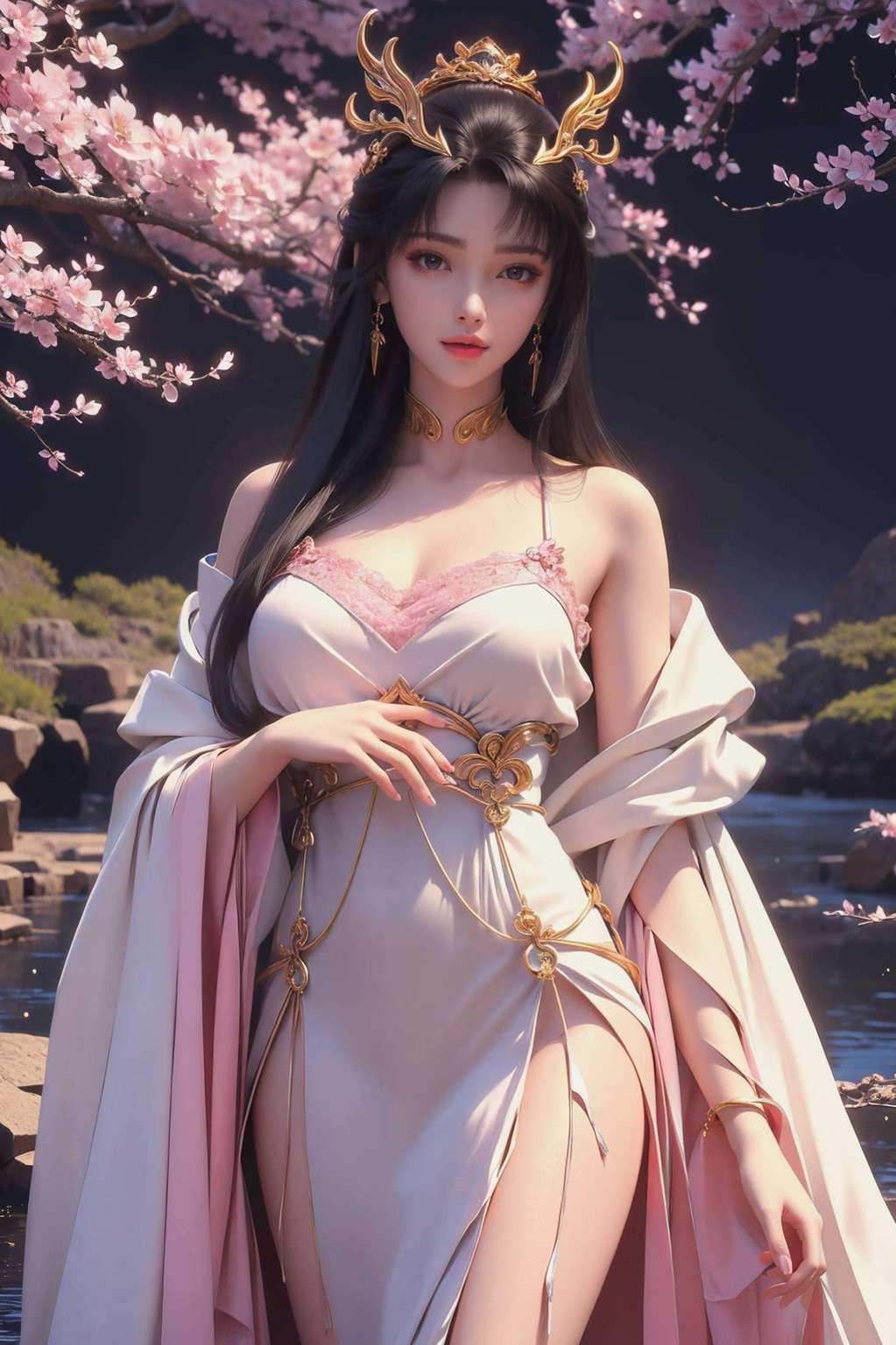 美艳动人国漫女神