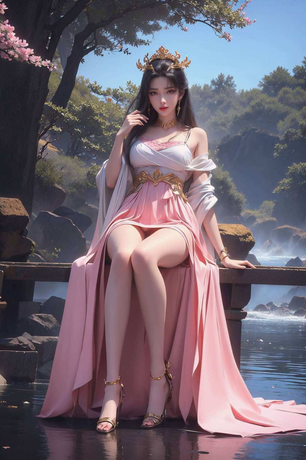 这位国漫女神都让人仿佛置身于动漫的梦幻仙境