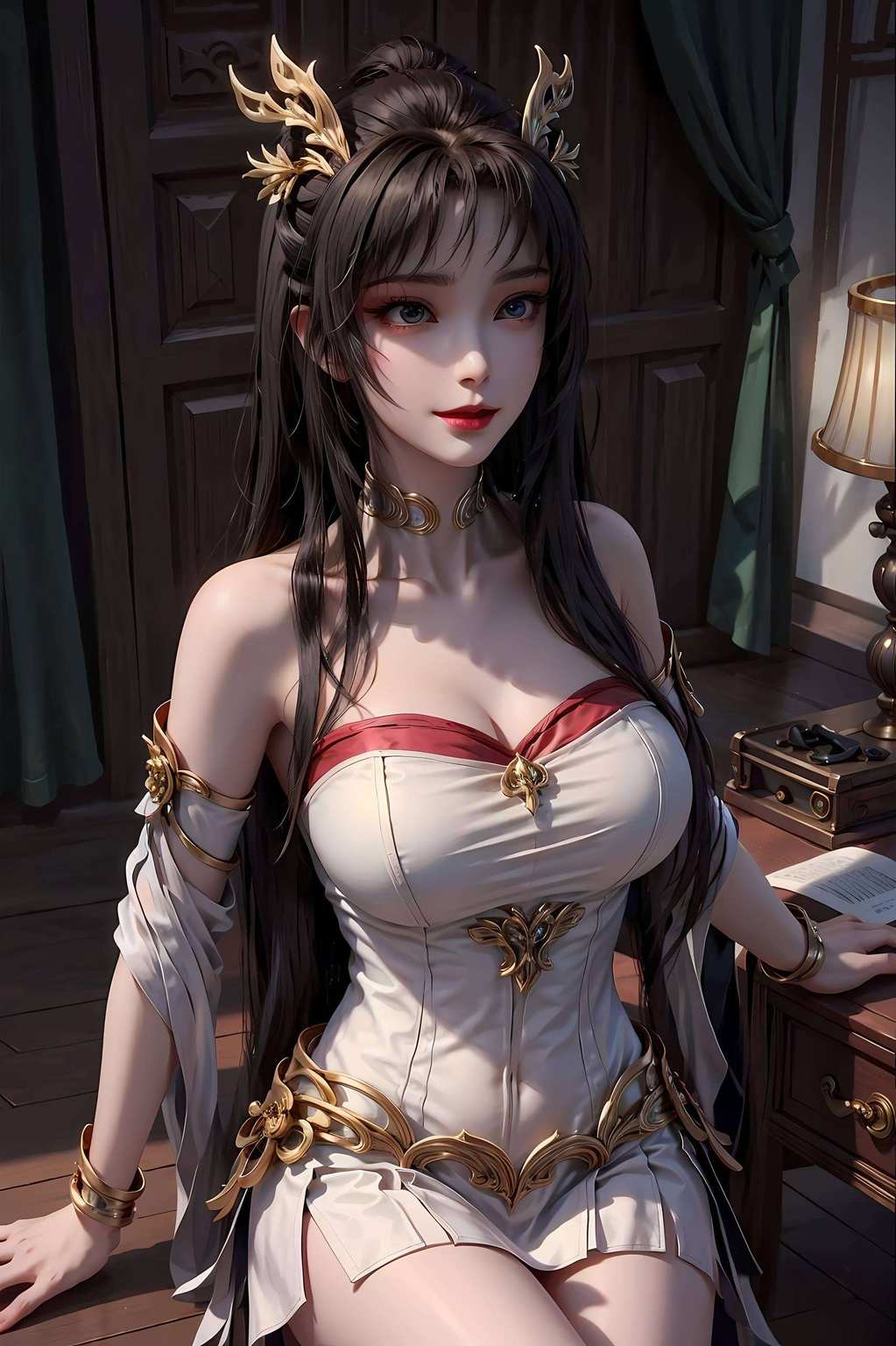 她的眼神中藏着古老神秘的智慧更唤醒了无数动漫迷的狂热梦想