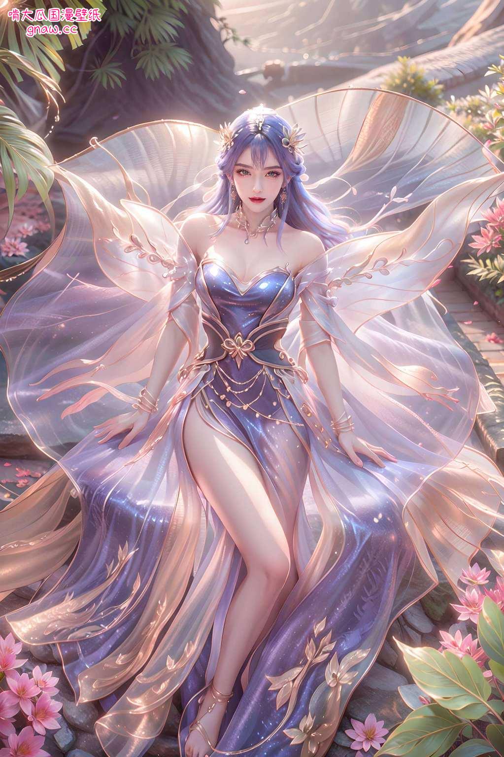 在这绚烂的天穹之下引领着国漫女神们的风华绝代