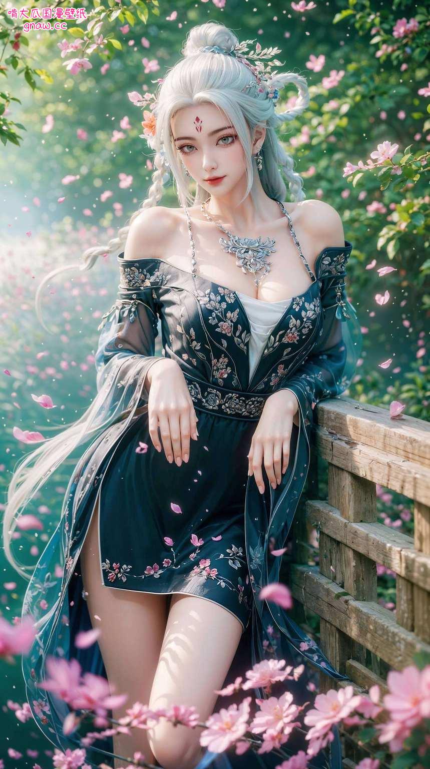 小白小灰美矣！女神立于纸上