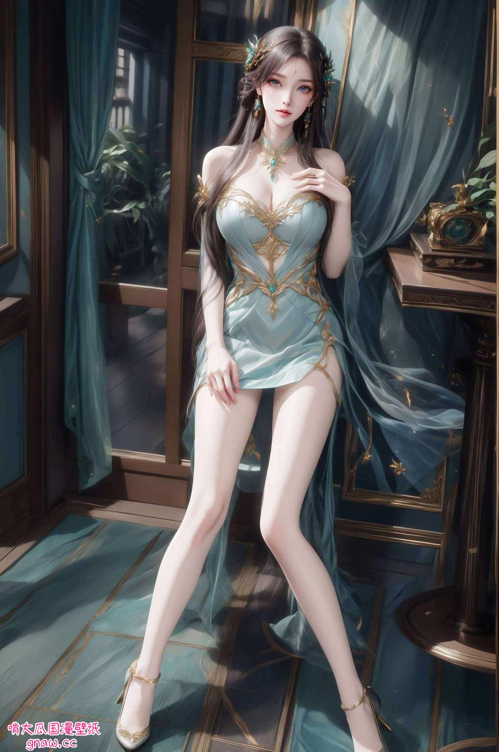 这壁纸精细到每一笔还是她眼中闪烁的智慧光芒