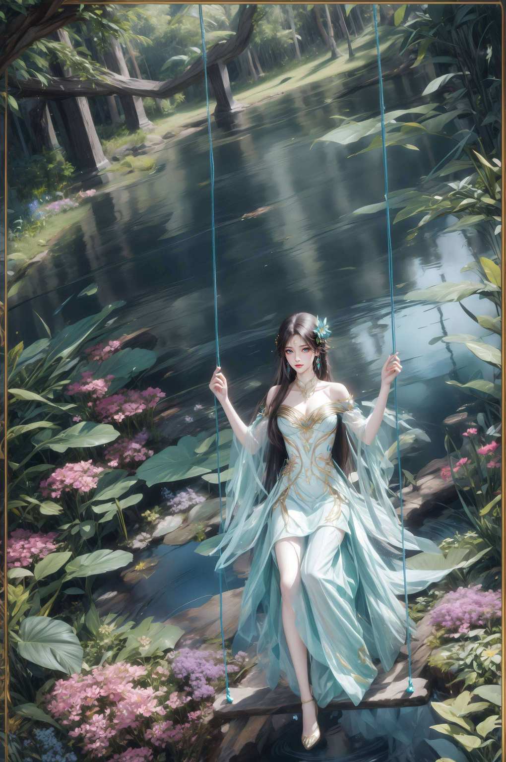 这位来自古族的千金都像是4K画质的全景壁纸