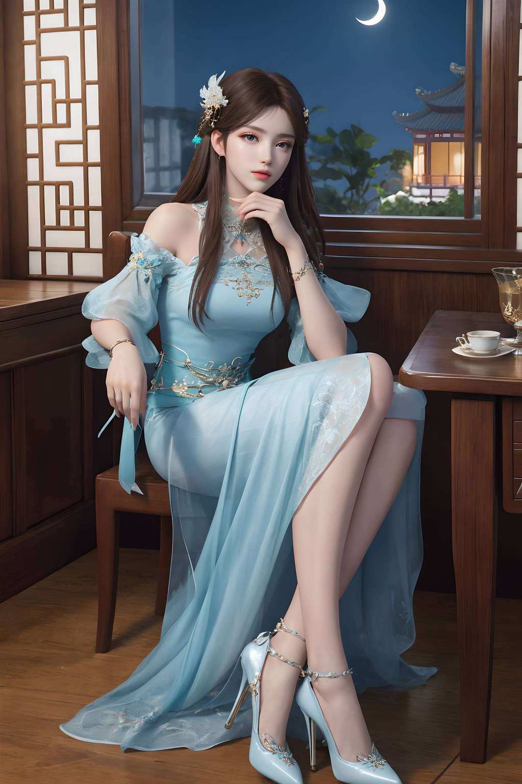 壁纸上的她不仅美得让人舔屏