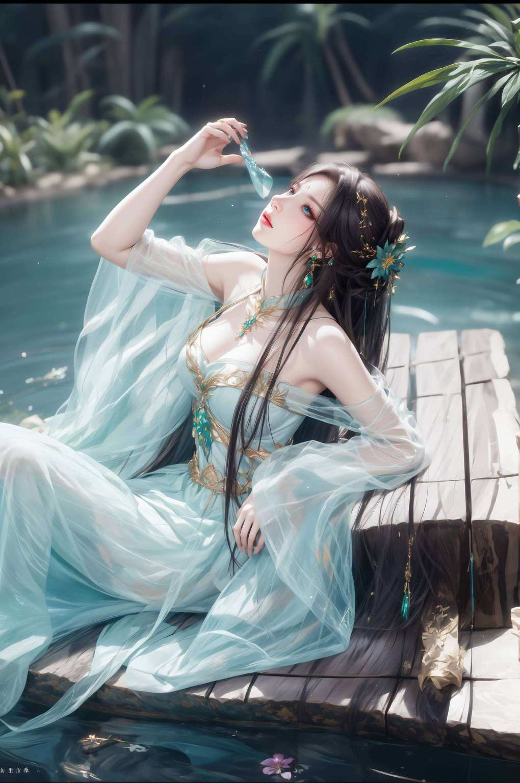 薰儿的身影犹如画卷萧薰儿