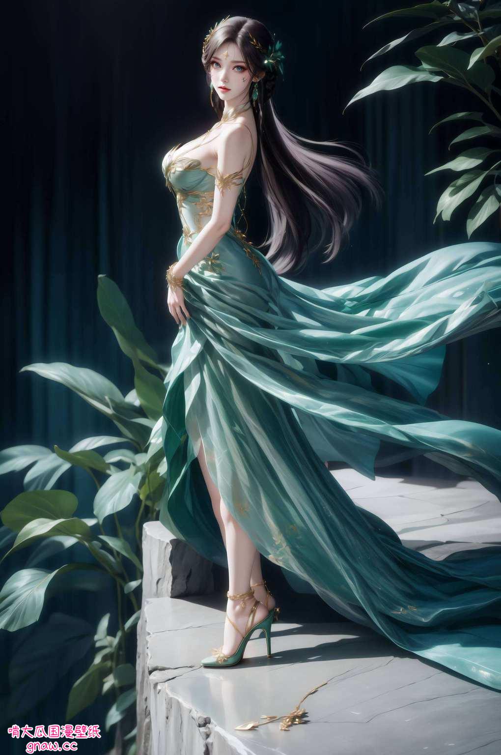 动漫壁纸玉颜如画