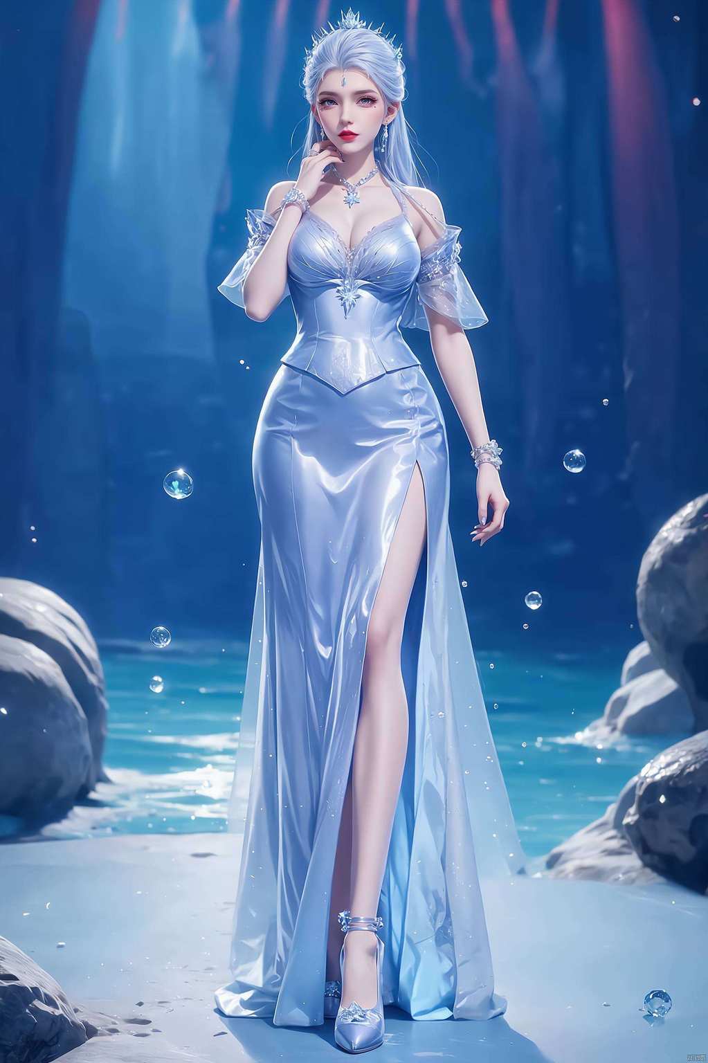 以其冷艳的外表和深邃的眼神捕获无数粉丝心绝世唐门雪女