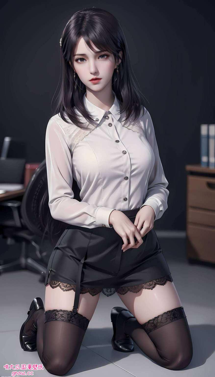 她的壁纸就像是从国漫世界里走出来的女神不仅美得让人心跳加速