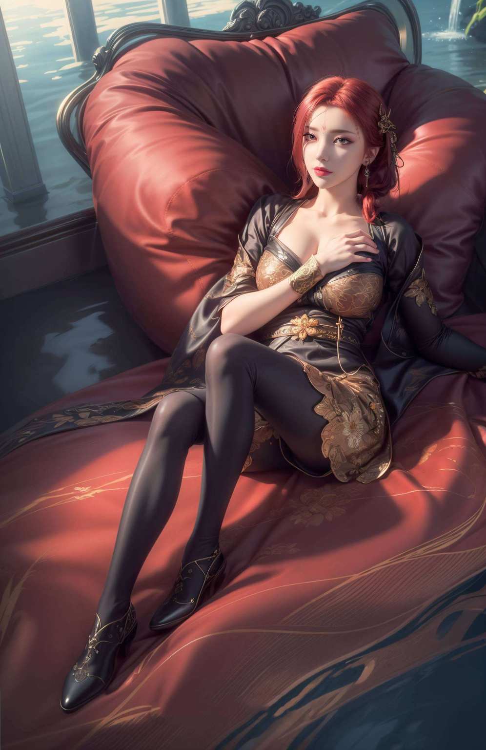 将她的美艳与玄幻世界完美融合雅妃