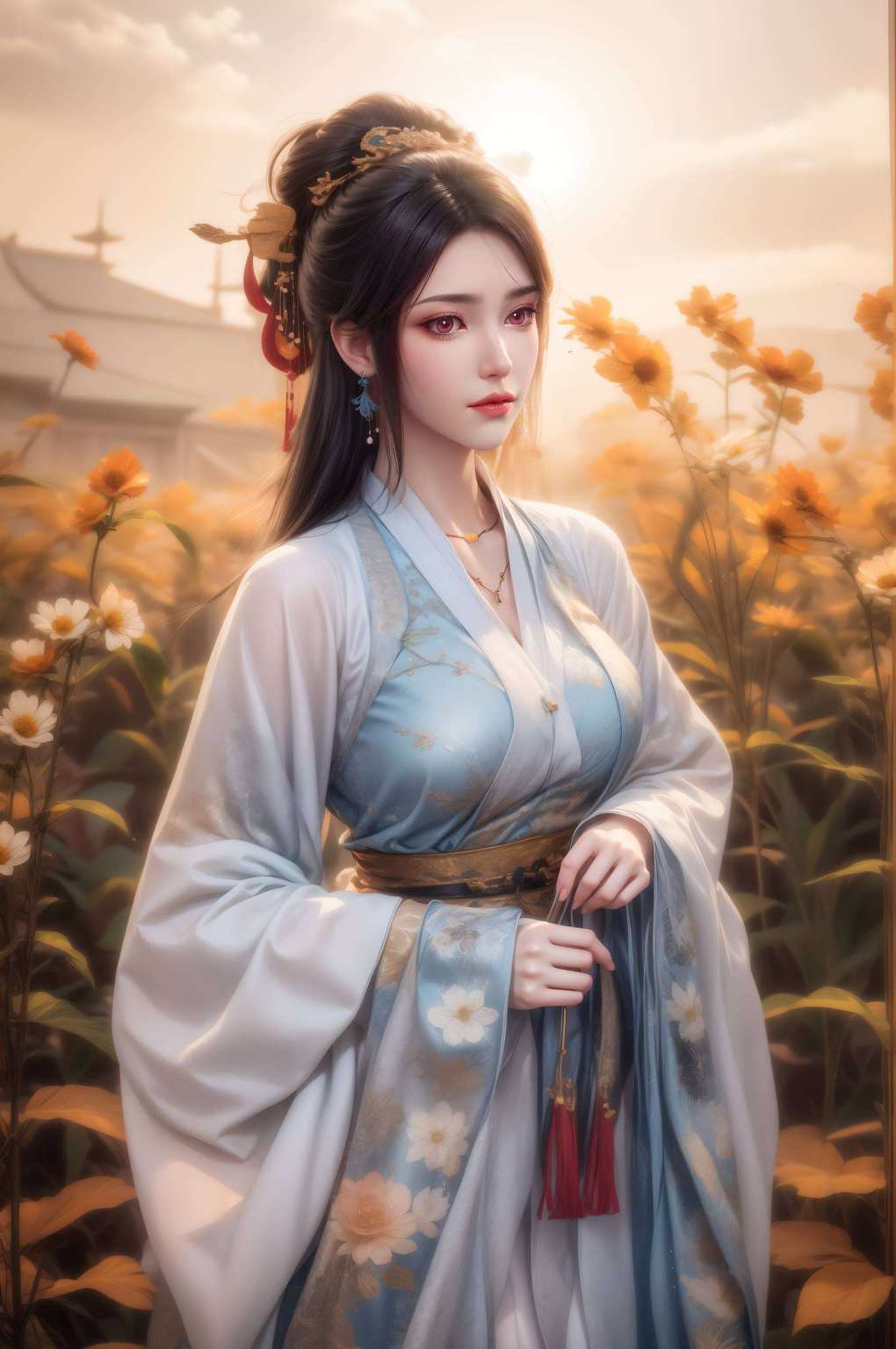 她的壁纸仿佛被施了魔法