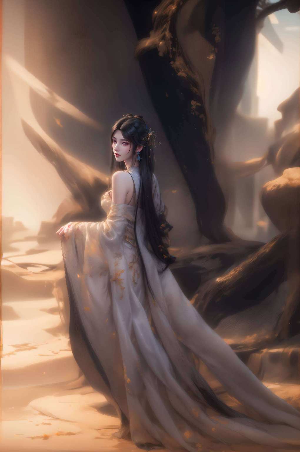 容颜绝世翩若惊鸿