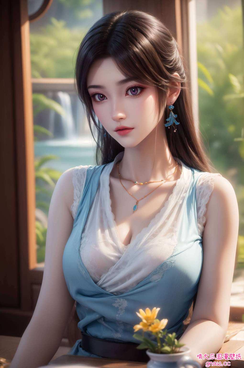 其姿容娇媚尽显玄幻神韵