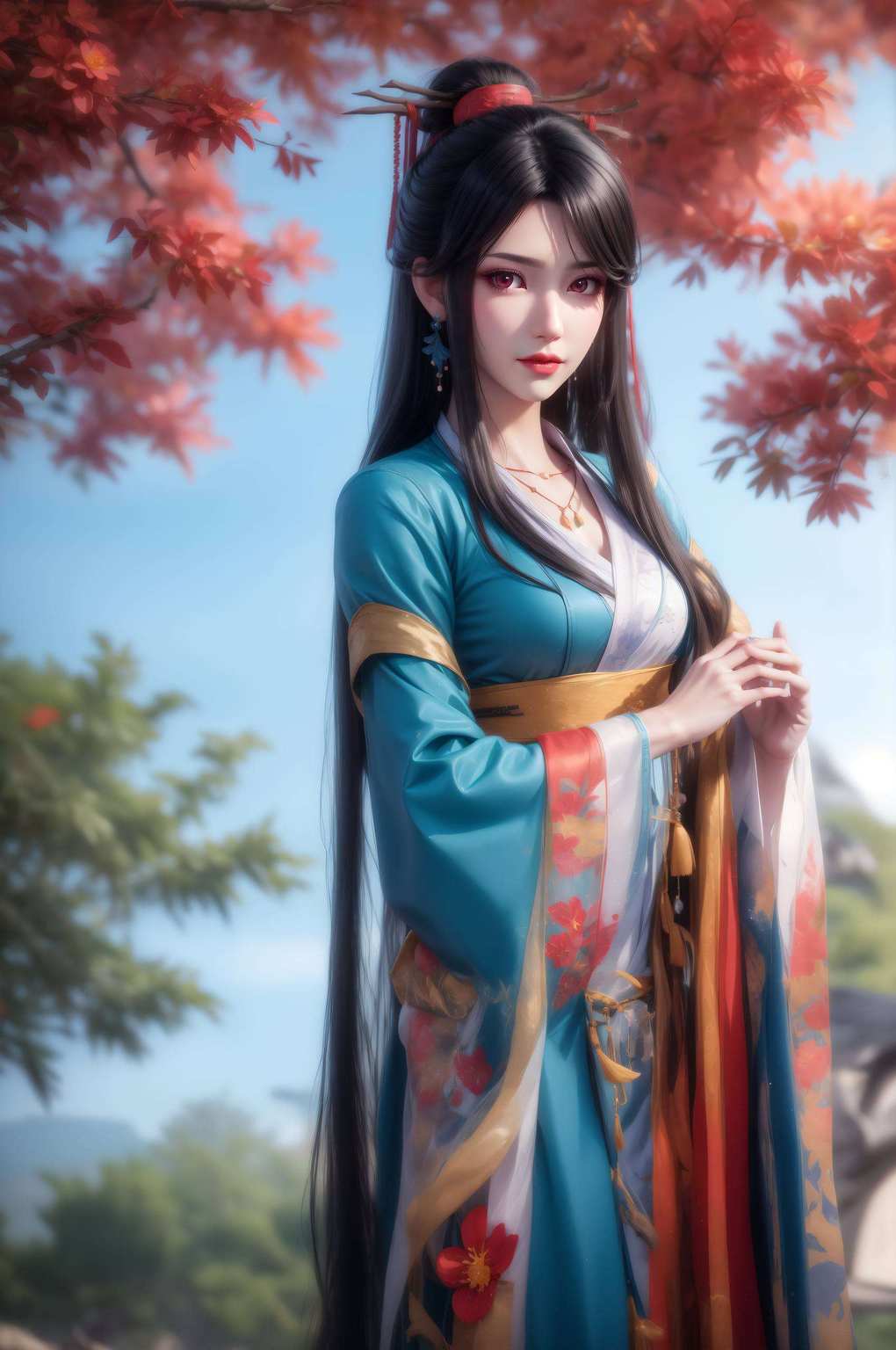 这些精美壁纸夭夭的灵动飘逸