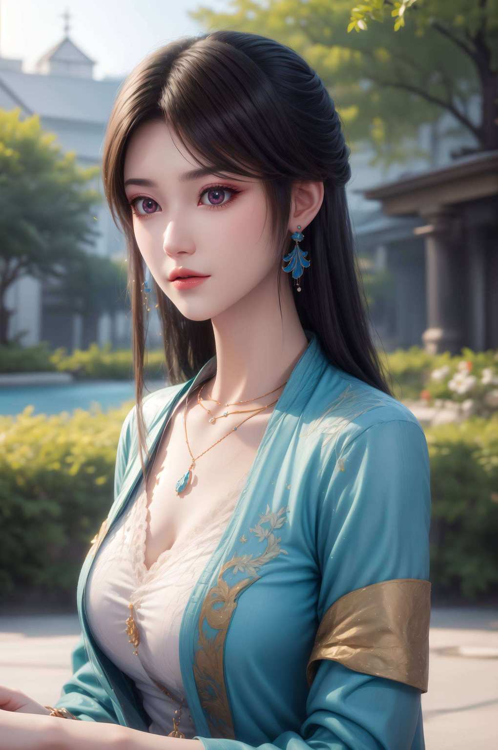 她们的身影化作一幅幅性感壁纸这位国漫界的绝世美女