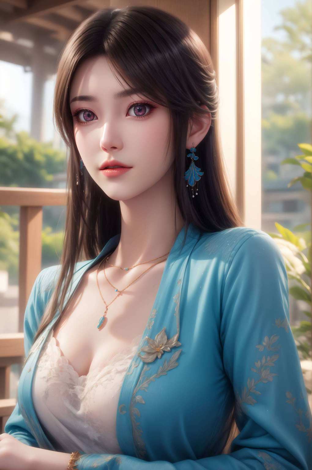 宛如壁画其貌若仙子下凡