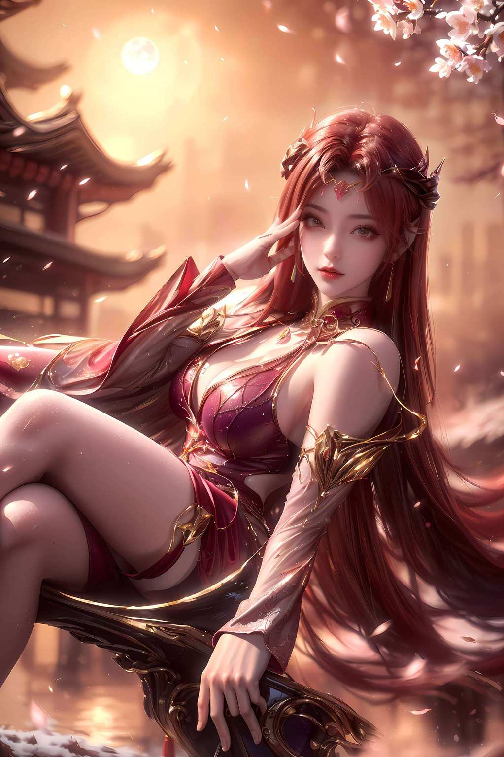 而国漫女神们更是让手机壁纸都熠熠生辉