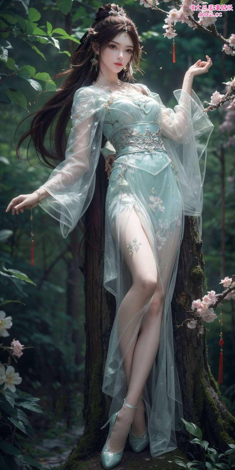 柳神壁纸上宛若穿越玄幻世界的精灵