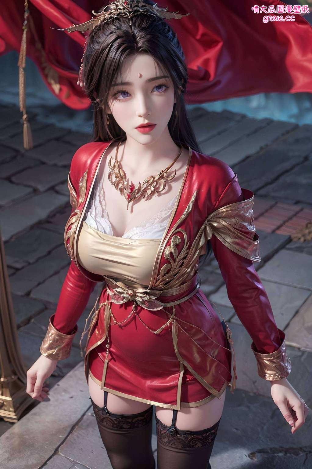国漫美女辉映壁纸映仙姿
