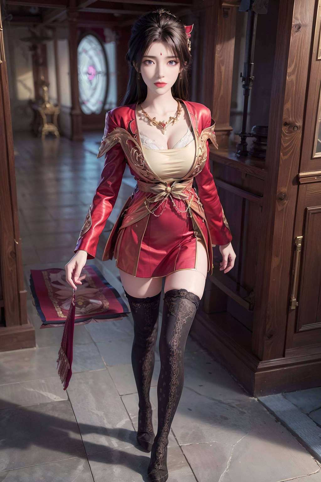 国漫美女的代表！别看她平时优雅动人各位手机控们