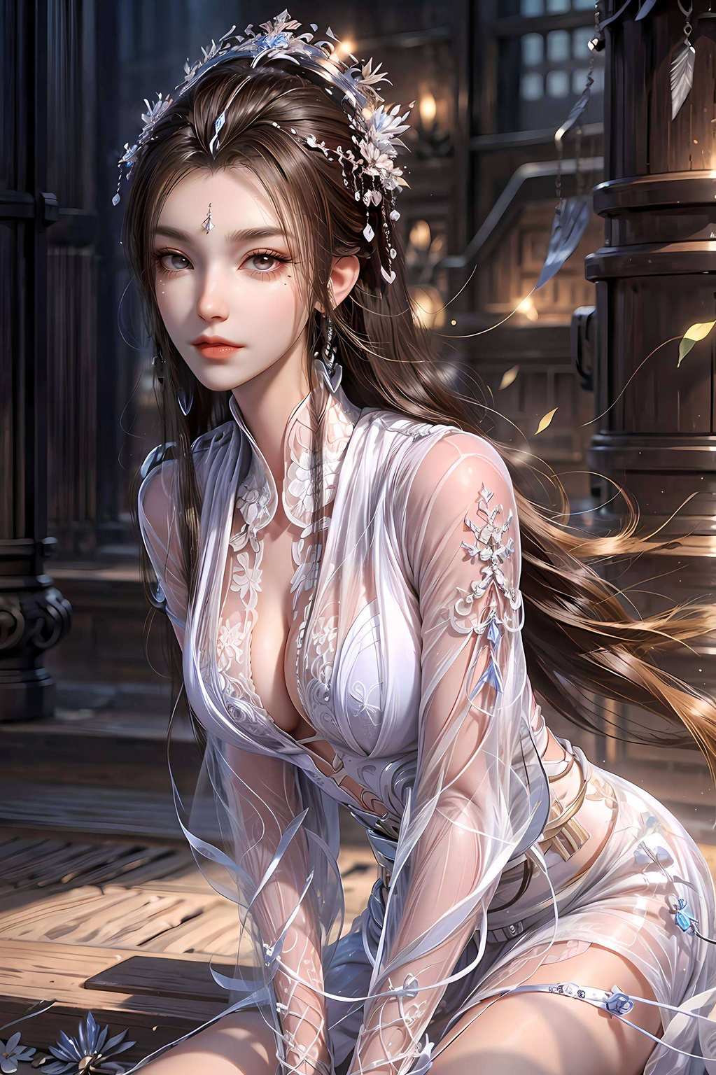 谁说女神只能冷艳高贵？玥瑶用她的甜美微笑告诉我们：美也可以很有亲和力！