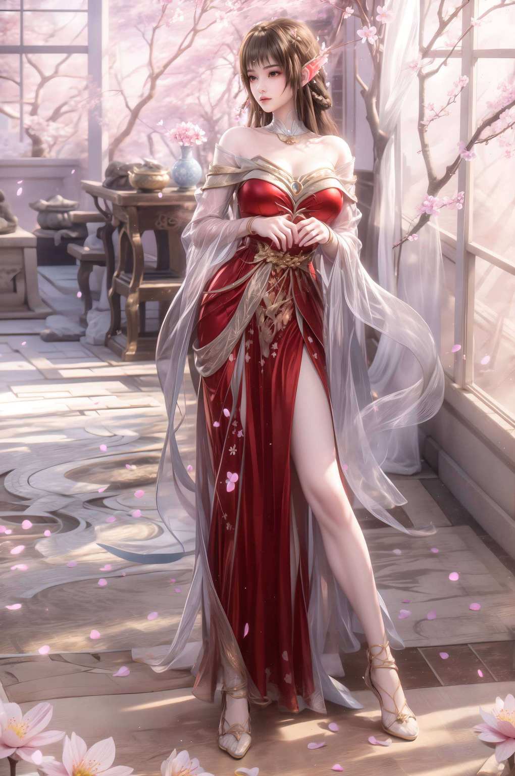 简直就像是百炼成神的国漫女神走出了漫画嘿