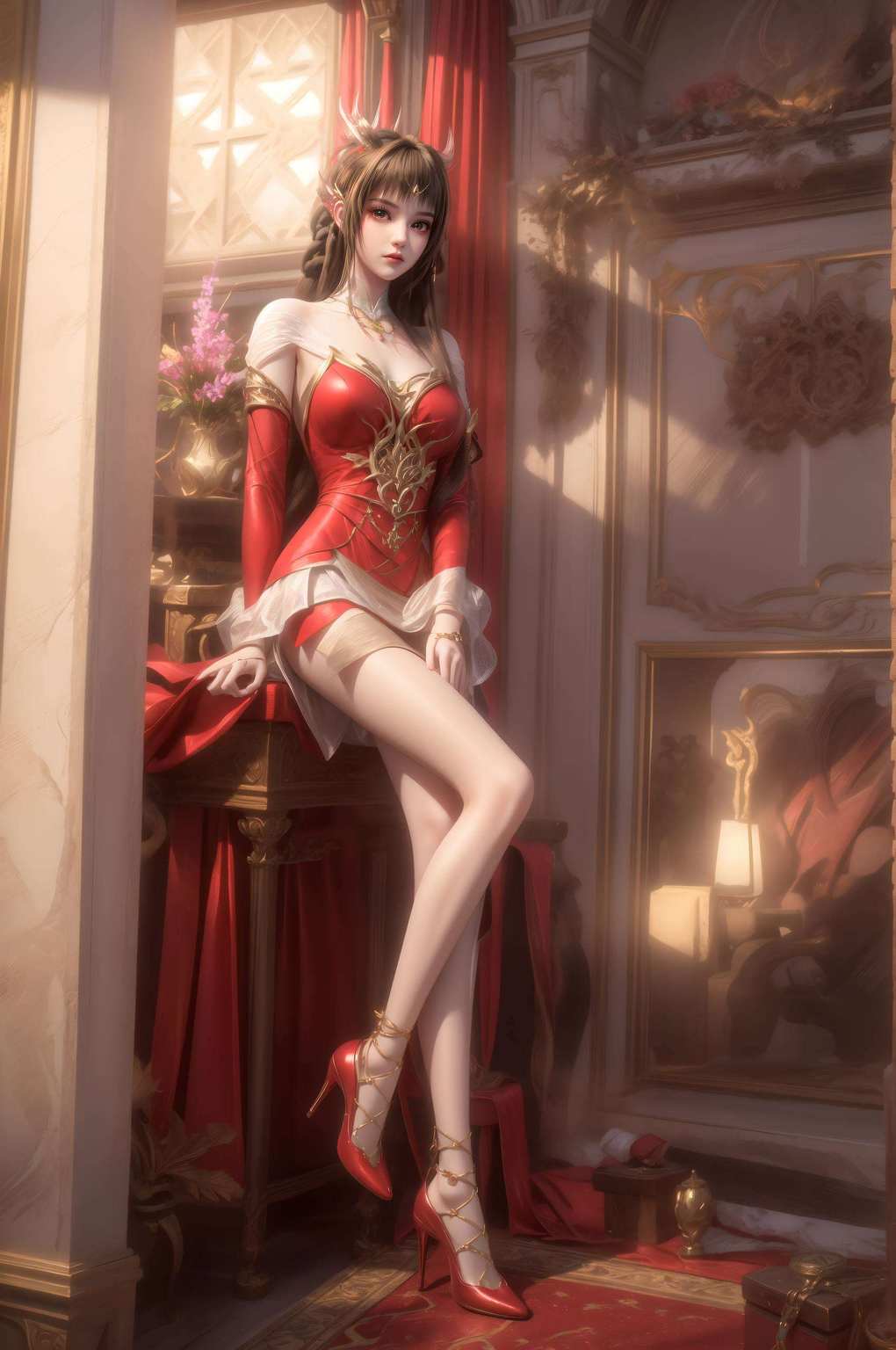 美不胜收壁纸间