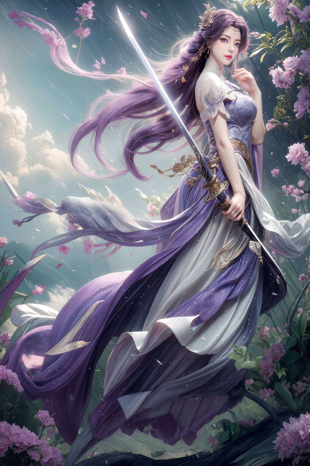 咱们有来自完美世界的云曦女神绝对让你的电脑桌面焕然一新！这可不是一般的壁纸哦