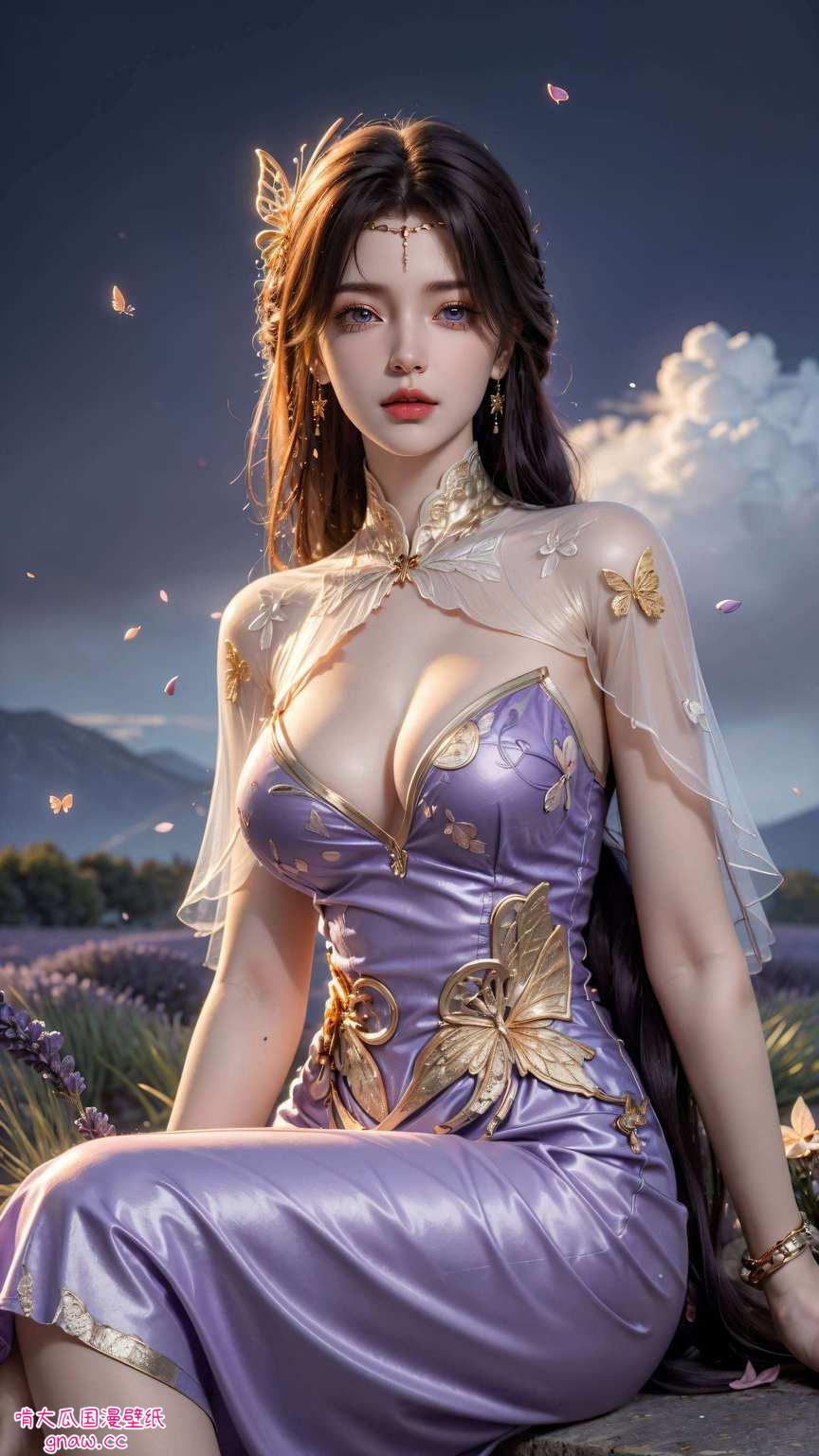 都能让你瞬间置身于一个充满玄幻色彩的国漫世界那飘逸的裙摆、精致的五官