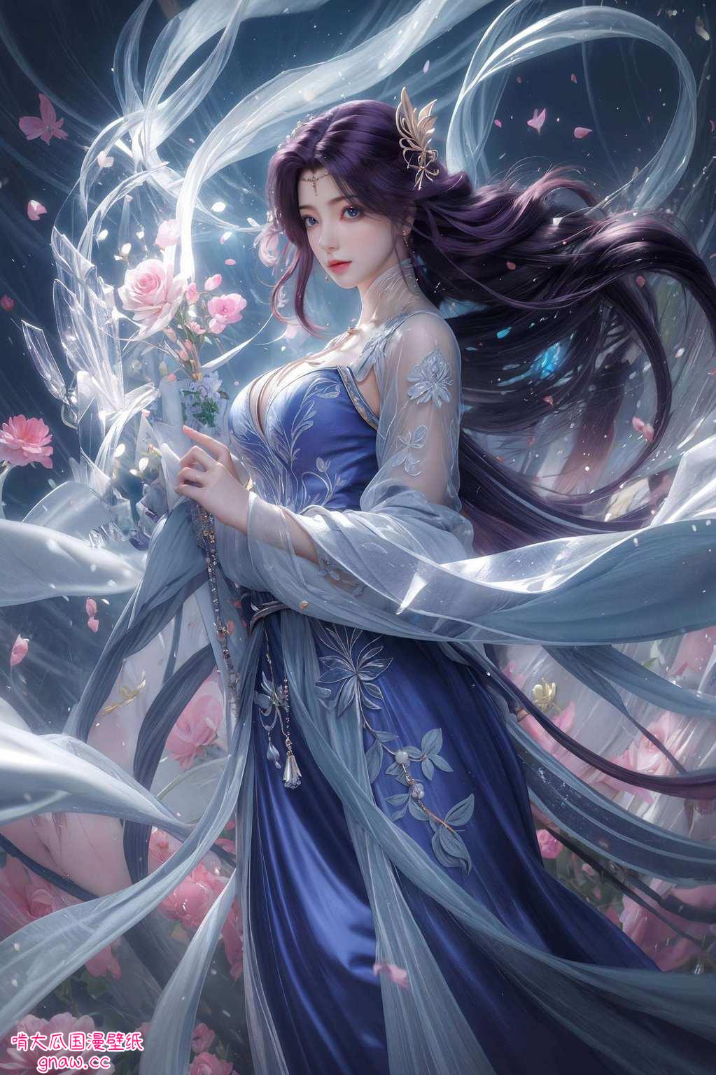 曦光映碧落云曦仙子