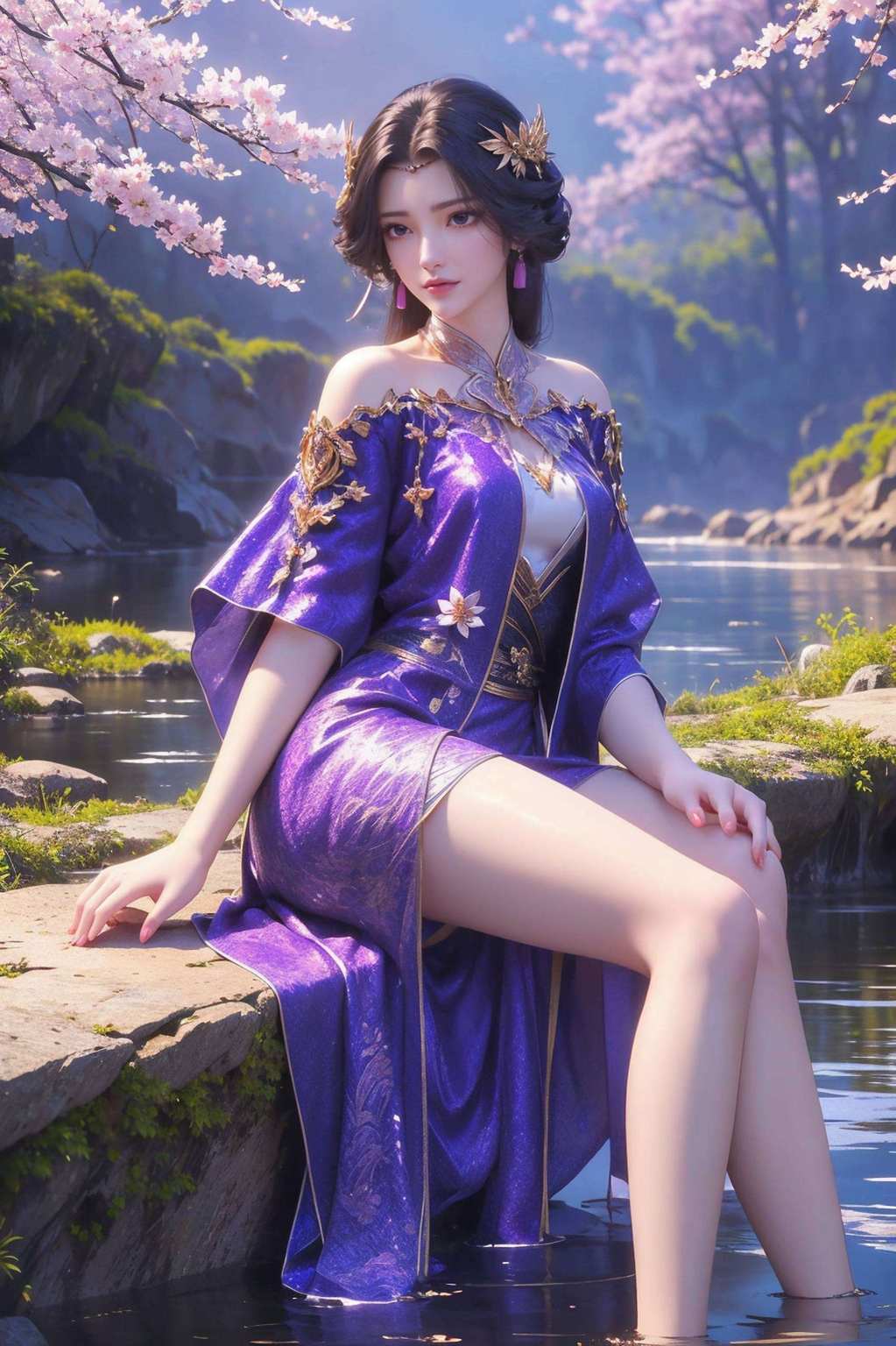 云曦之美让每一刻都充满玄幻的魔力