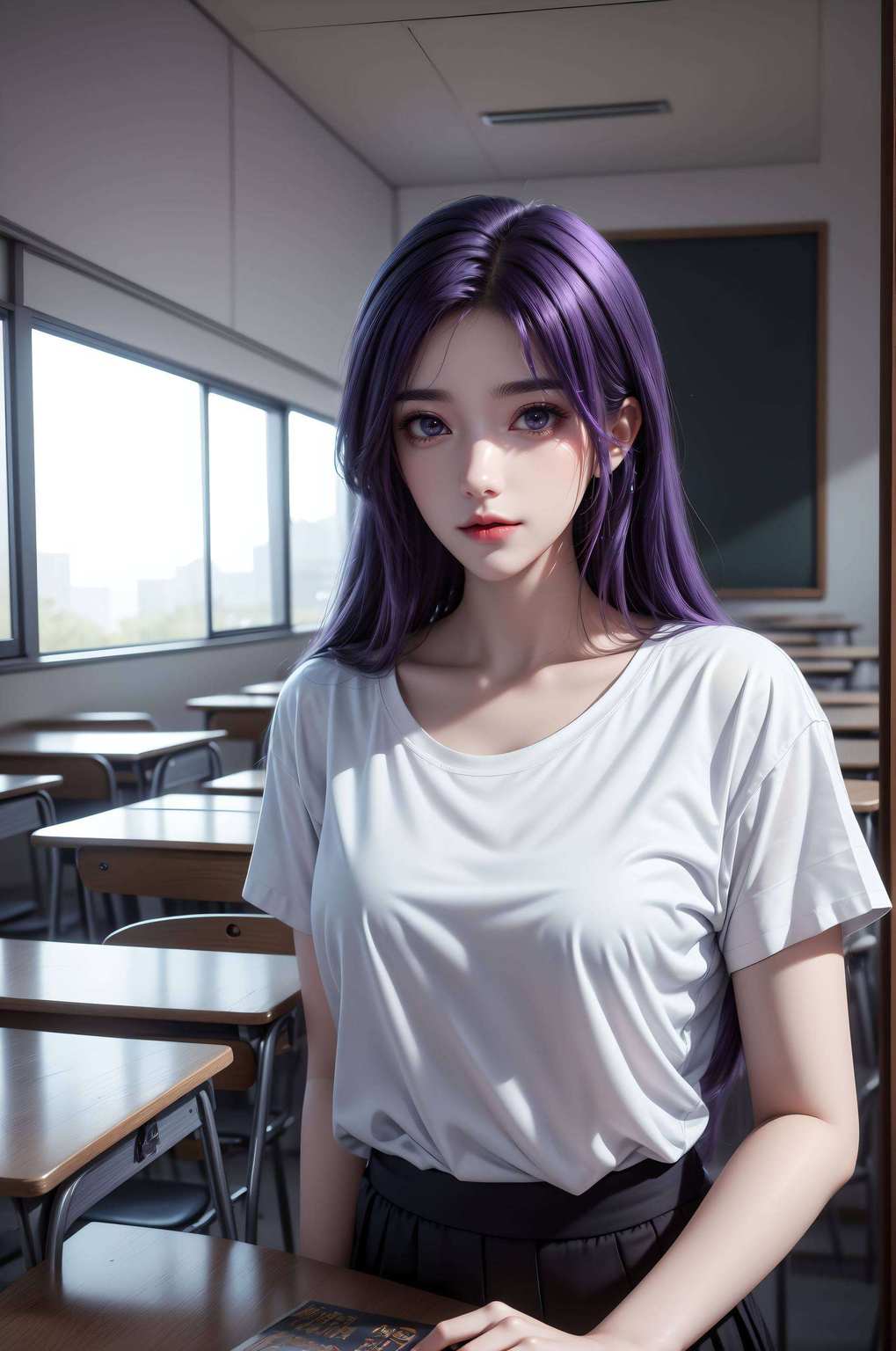 一会儿又在那儿捣蛋她可调皮着呢