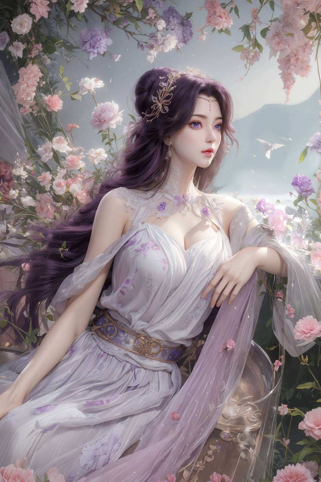 诠释动漫女神的极致魅力都能点亮整个完美世界