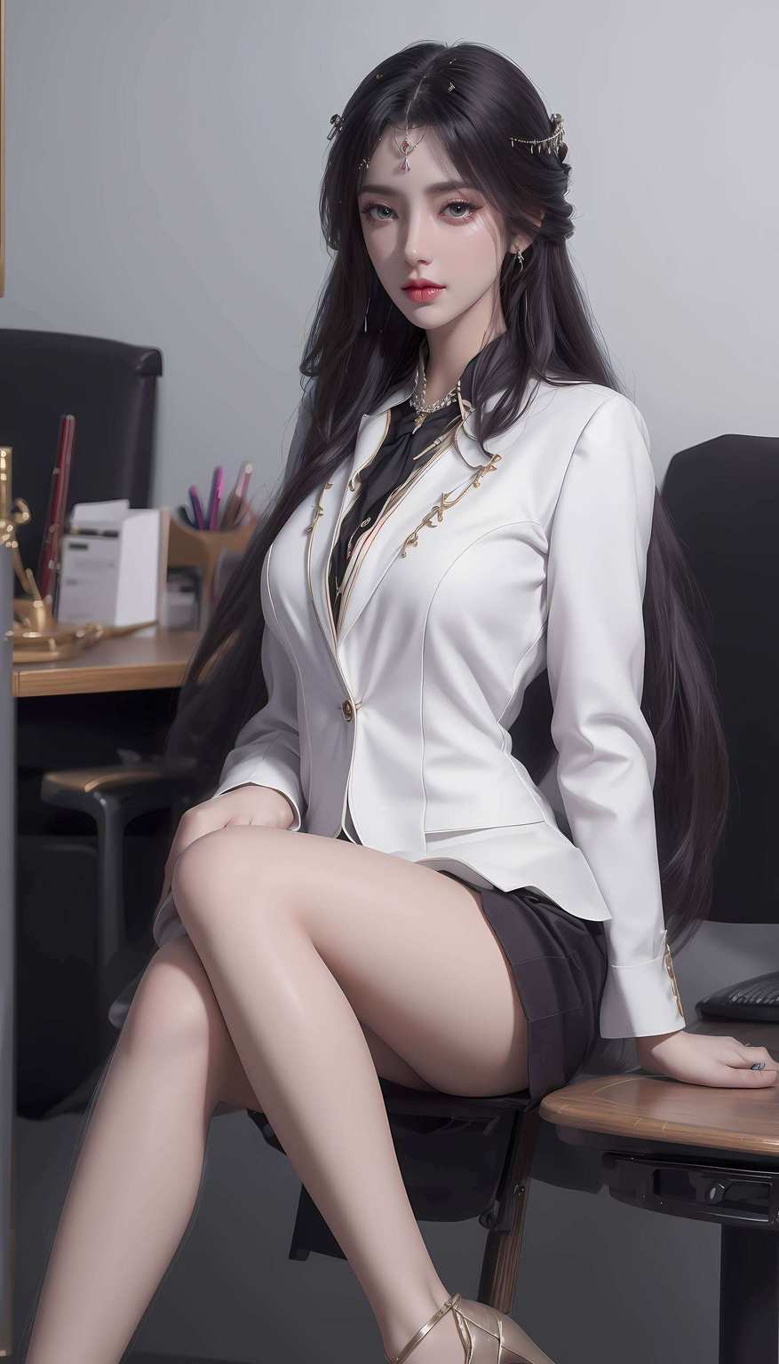 云曦哭泣尽显全身风华