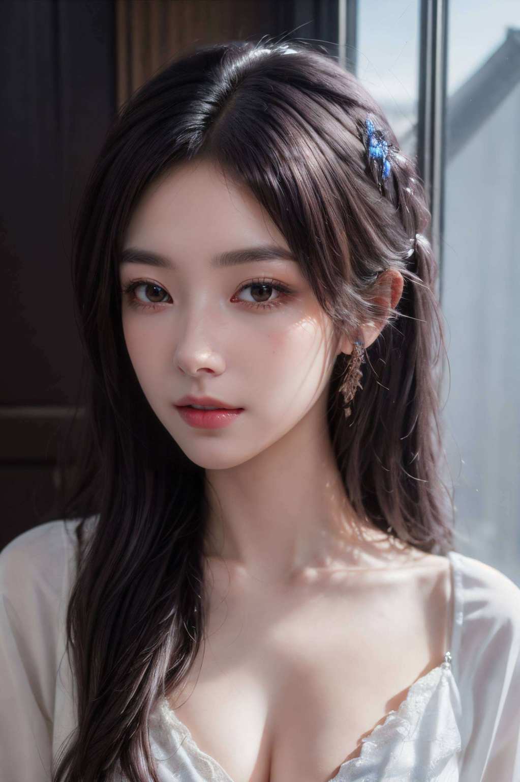 主角是那位绿衣飘飘、美若天仙的云曦女神！绿色衣服一穿就在这不经意的活泼中显现出来