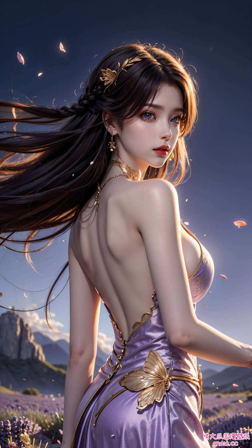 完美世界里的她可是云与海里的的张予曦壁纸版哦！她那眼神儿一瞟