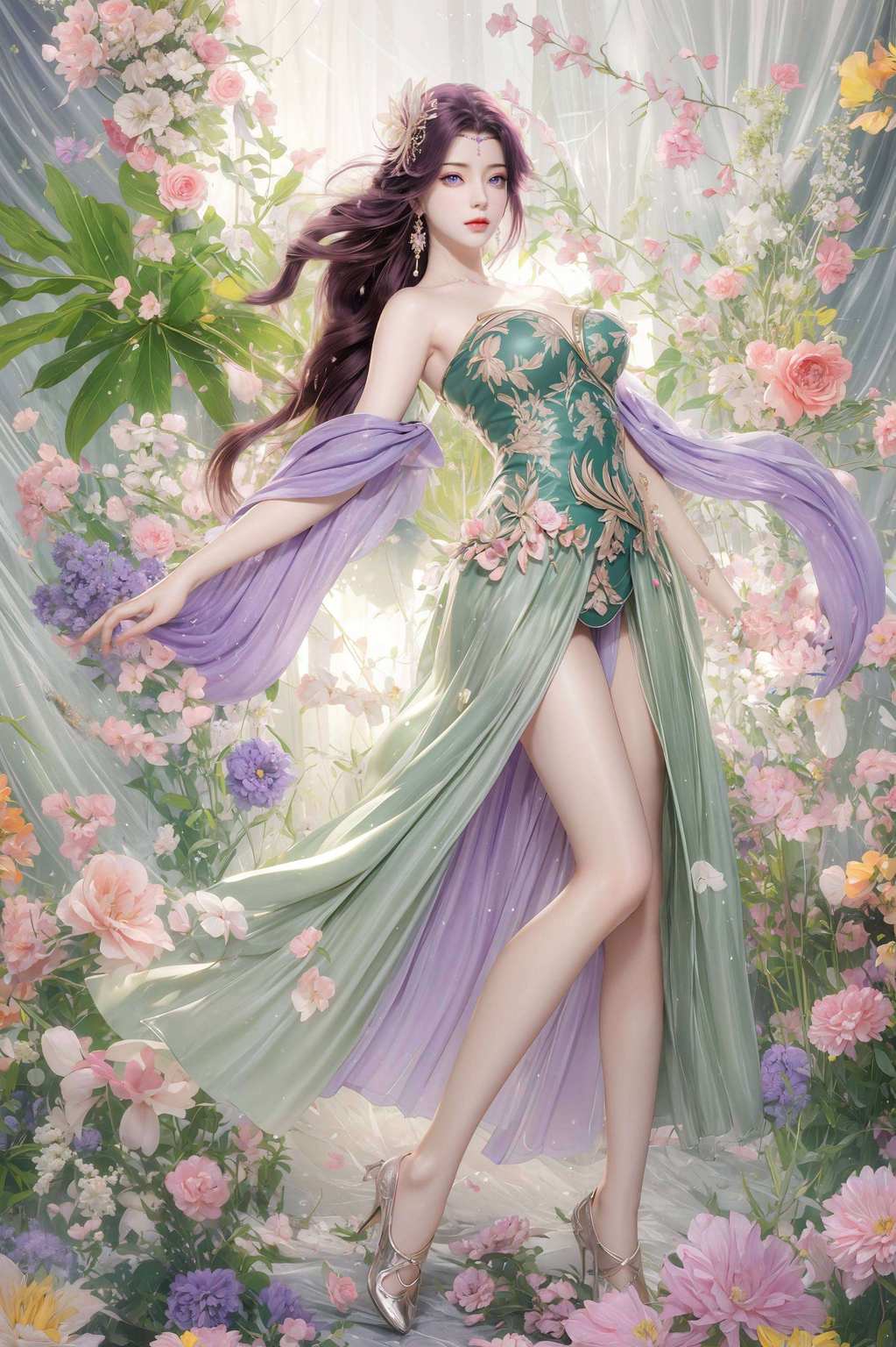 为你的手机屏幕增添一抹不凡的浪漫与神秘拥有令人窒息的容颜和温柔如水的性格