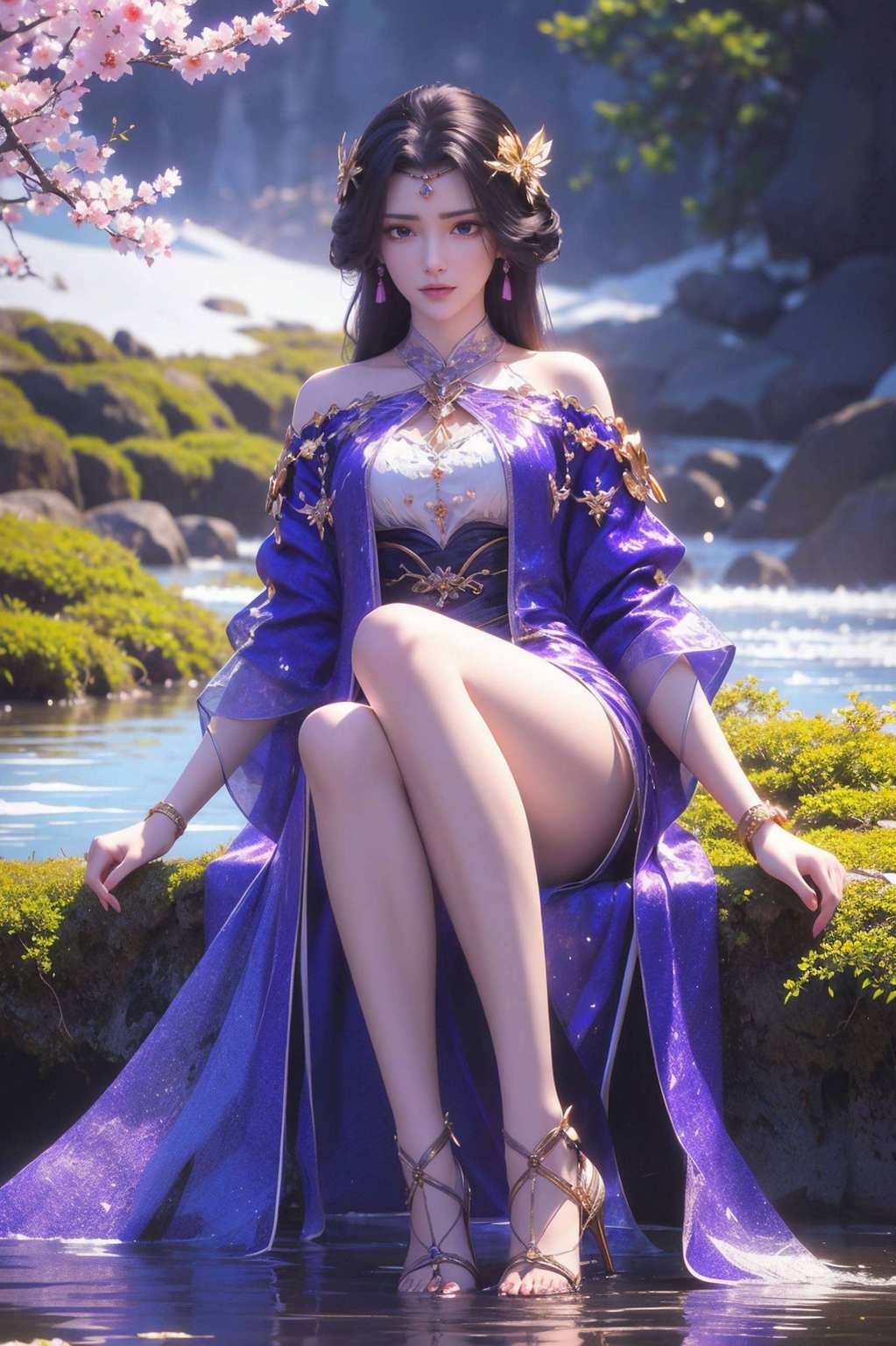 这位国漫女神穿梭在完美世界时而灵动如狐狸