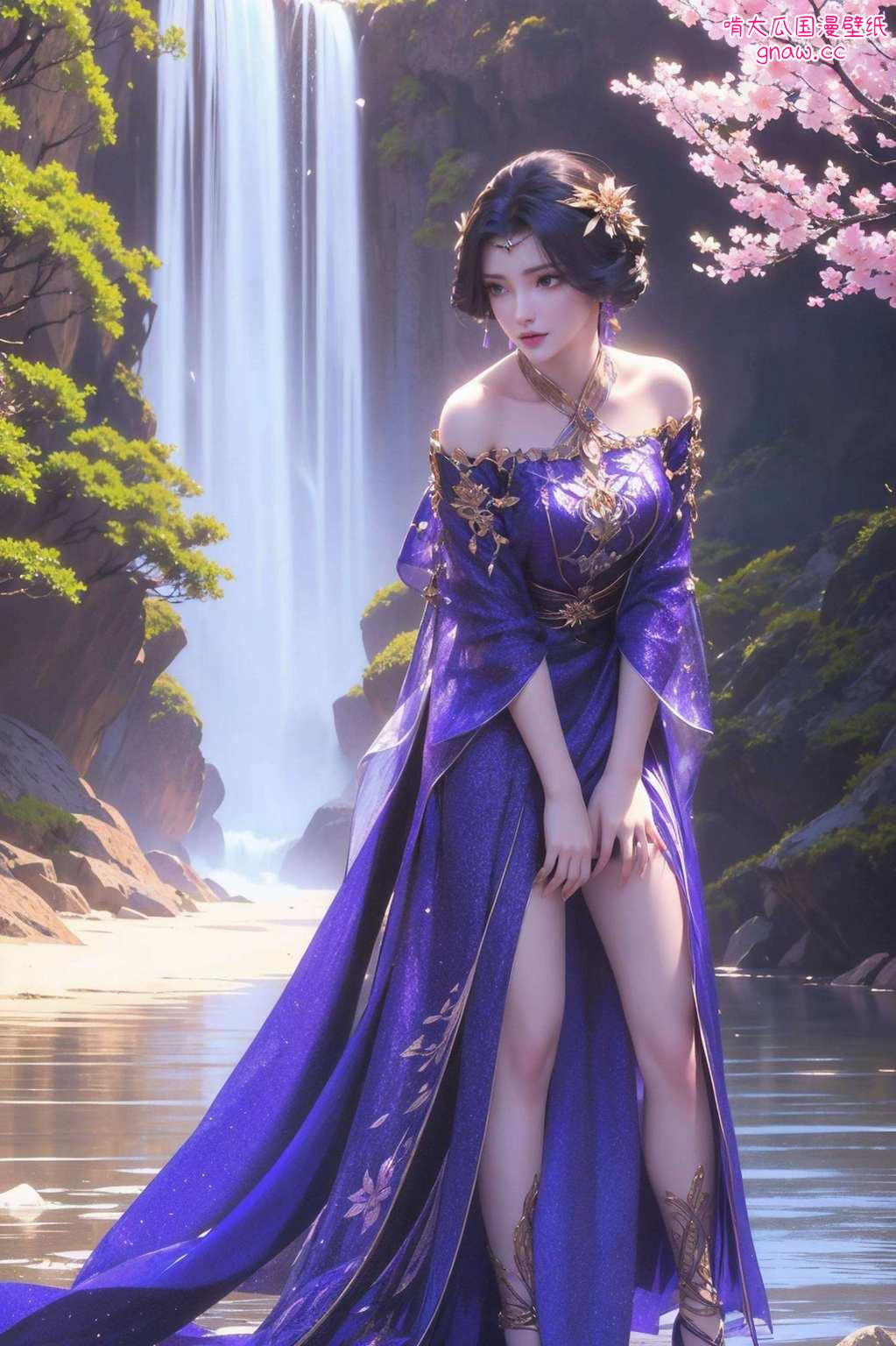 手机屏幕上云曦那娇美的身影各位手机控们