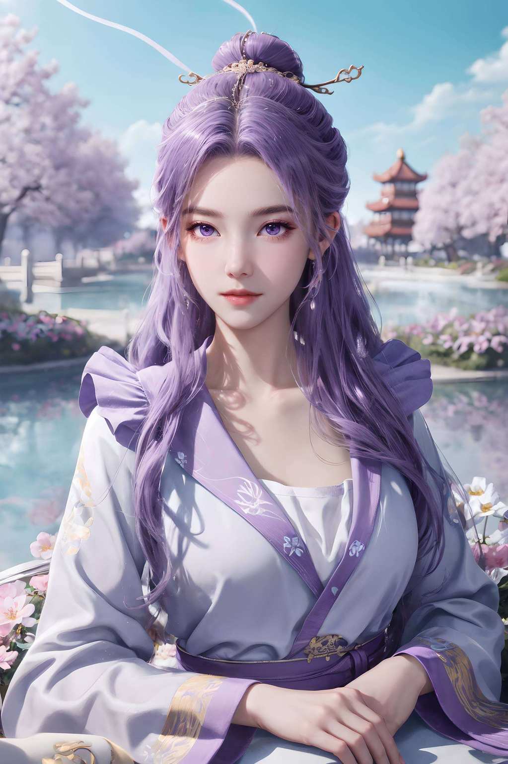 你的手机瞬间变身成为云霄女神的随身宫殿这是国漫界的颜值巅峰